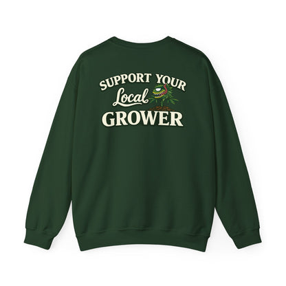 Monster Gardens Support Your Local Grower Crewneck