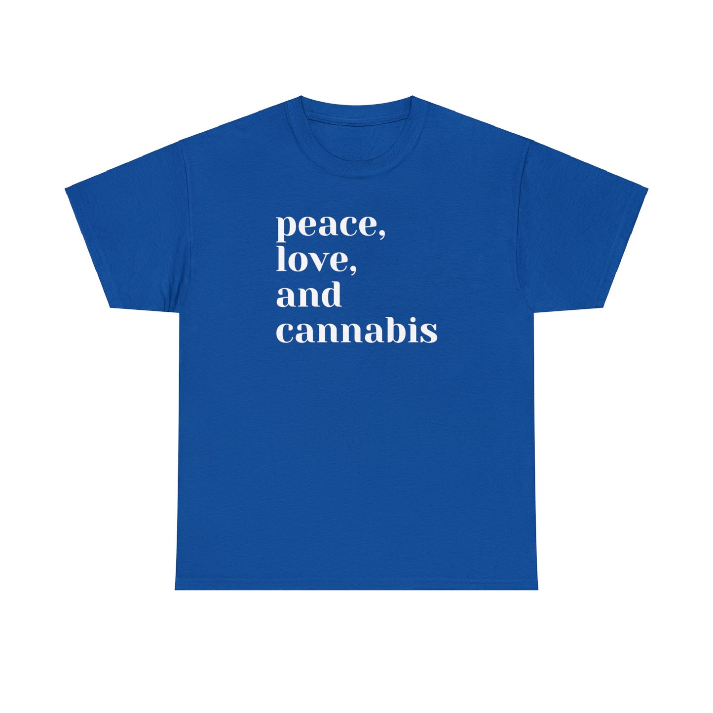 Peace, Love and Cannabis Tee