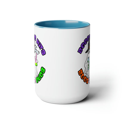 Light Blue Booong Hits Boos & Buds 15oz Coffee Mug Side 2