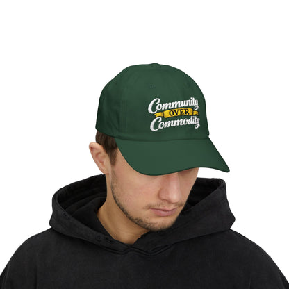 Monster Gardens Community Over Commodity Hat