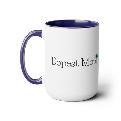 Dopest Mom Pot Leaf Coffee Mug