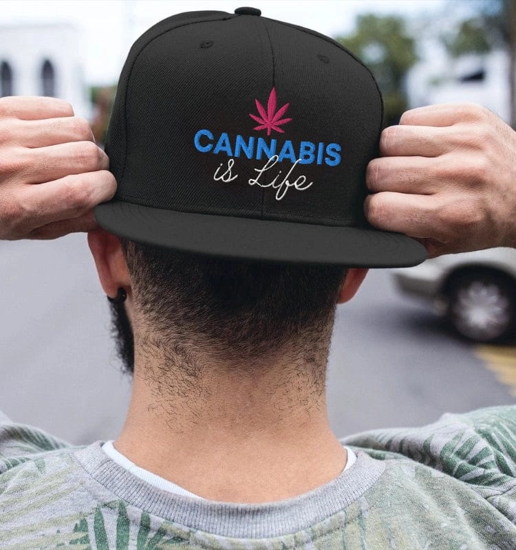 Cannabis is Life Snapback Hat