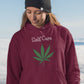 Woman wearing a Self Care Marijuana Hoodie
