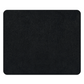 A plain black rubber mat with a textured surface, rounded corners, and a Tribal Weed Leaf Yellow Mouse Pad design.