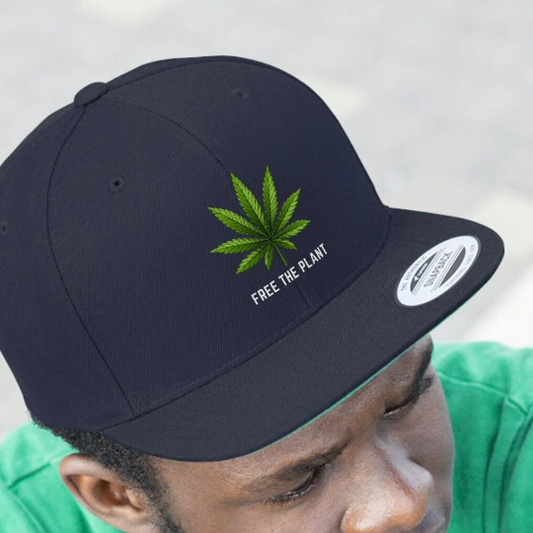 Free the Plant Marijuana Snapback Hat