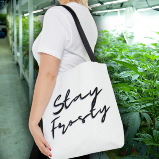 Stay Frosty High-Quality Tote Bag | Versatile & Durable, Available in Three Sizes, USA-Made