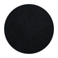 Circular Not High, Just Well Black textured non-slip mouse pad on a white background.