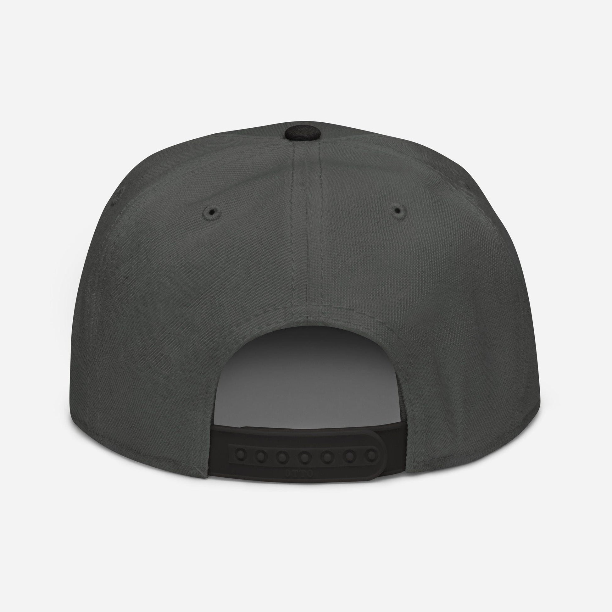 Black and Charcoal Gray Back Call Me Your Highness Snapback Hat