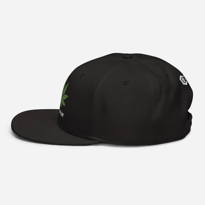 Black Left Side Free The Plant Snapback Hat