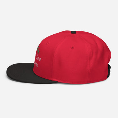 Black and Red Left Side Call Me Your Highness Snapback Hat