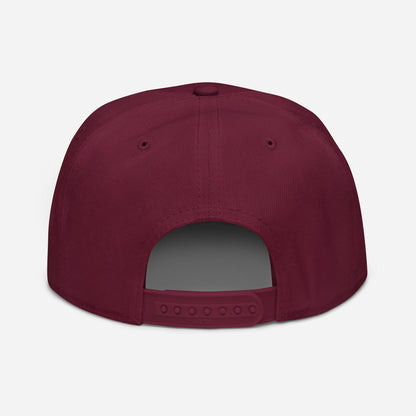 Burgundy Maroon Back Call Me Your Highness Snapback Hat