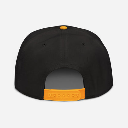 Gold Black Back Purple Haze Marijuana Snapback Hat