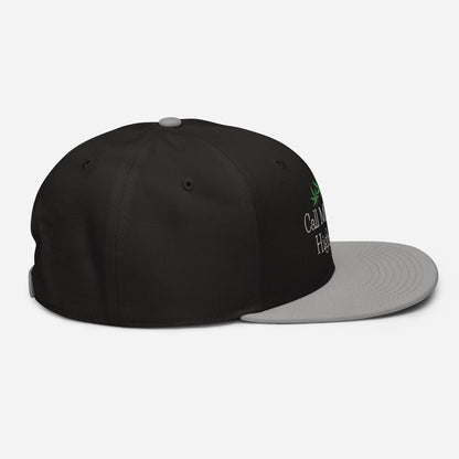 Gray and Black Right Side Call Me Your Highness Snapback Hat