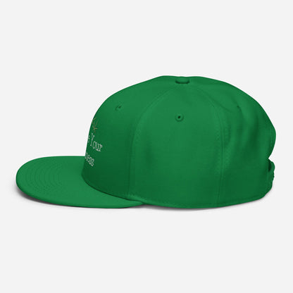 Kelly Green Left Side Call Me Your Highness Snapback Hat