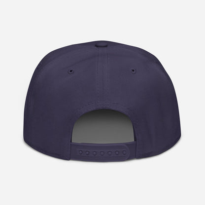 Navy Blue Black Purple Haze Marijuana Snapback Hat