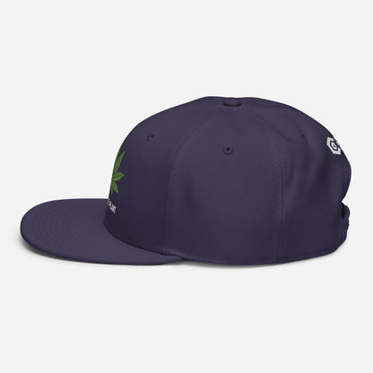 Navy Blue Left Side Free The Plant Snapback Hat