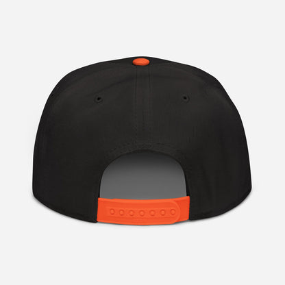 Orange and Black Back Call Me Your Highness Snapback Hat