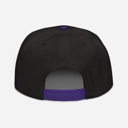 Purple Black Back Purple Haze Marijuana Snapback Hat