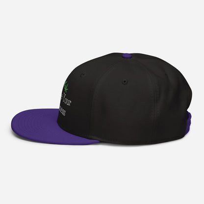 Purple and Black Left Side Call Me Your Highness Snapback Hat