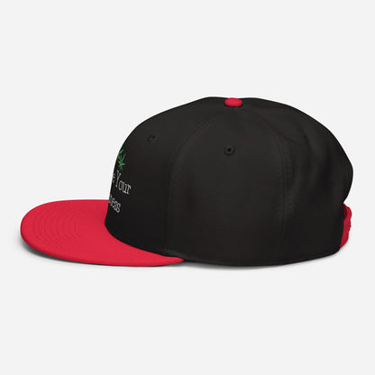 Red and Black Left Side Call Me Your Highness Snapback Hat