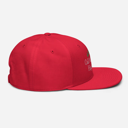 Red Right Side Call Me Your Highness Snapback Hat