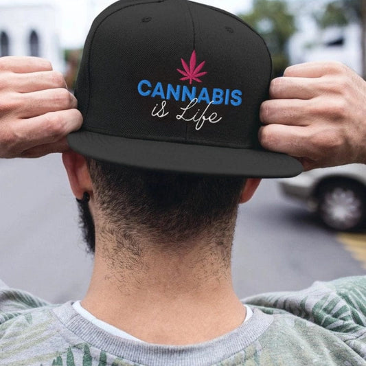 Cannabis is Life Snapback Hat — standardized featured product image