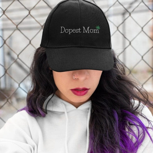 Dopest Mom Cannabis Snapback Hat — standardized featured product image