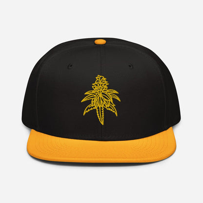 Golden Goat Cannabis Snapback Hat — standardized featured product image