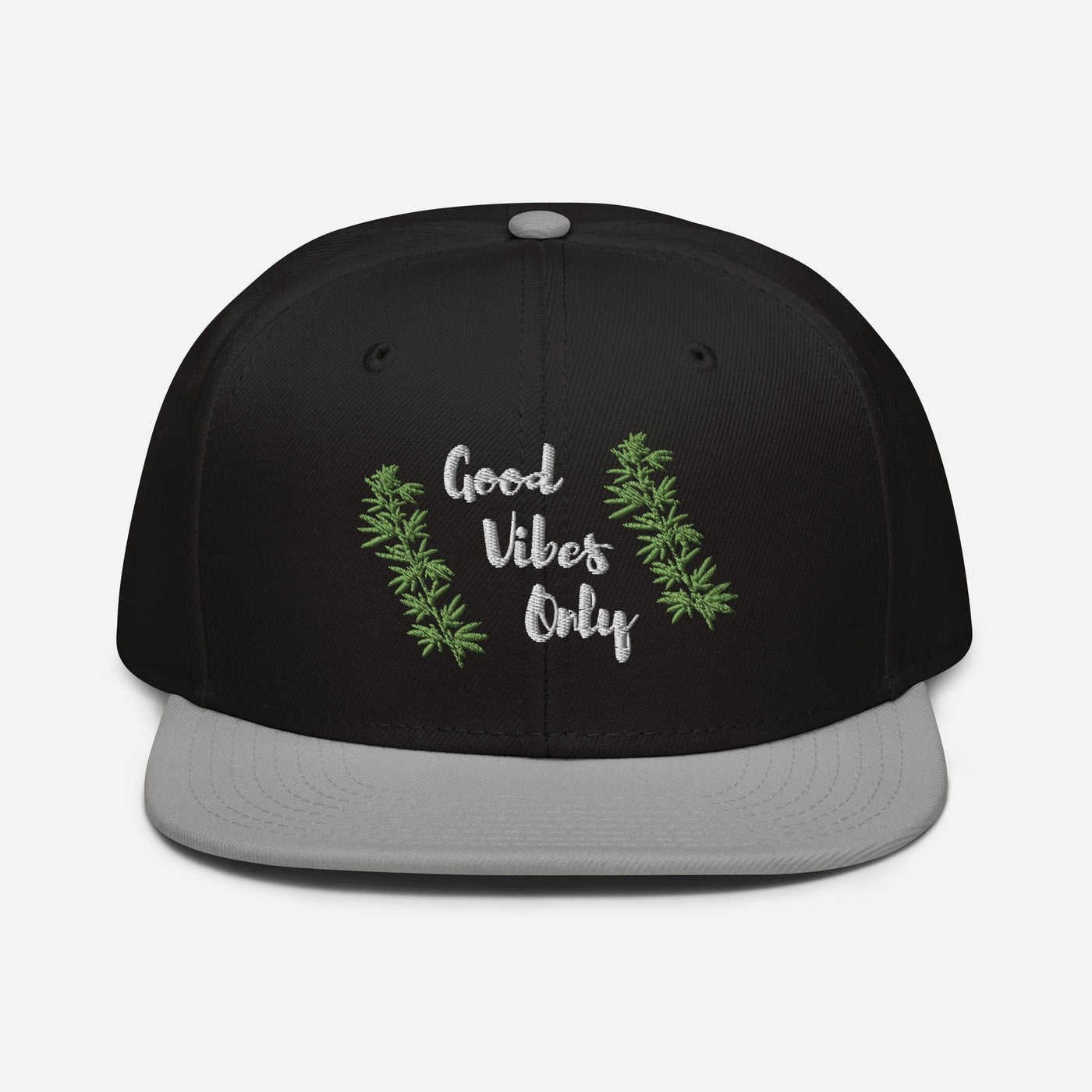 Good Vibes Only Cannabis Snapback Hat — standardized featured product image