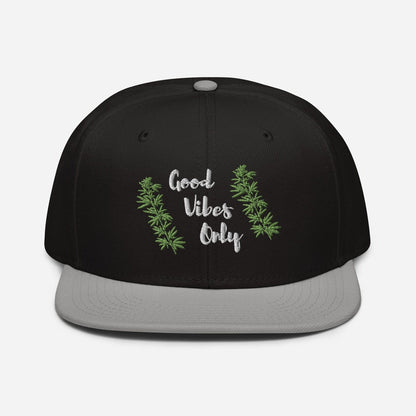 Good Vibes Only Cannabis Snapback Hat — standardized featured product image