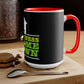 Happiness Is Homegrown Two-Tone 15oz Coffee Mug
