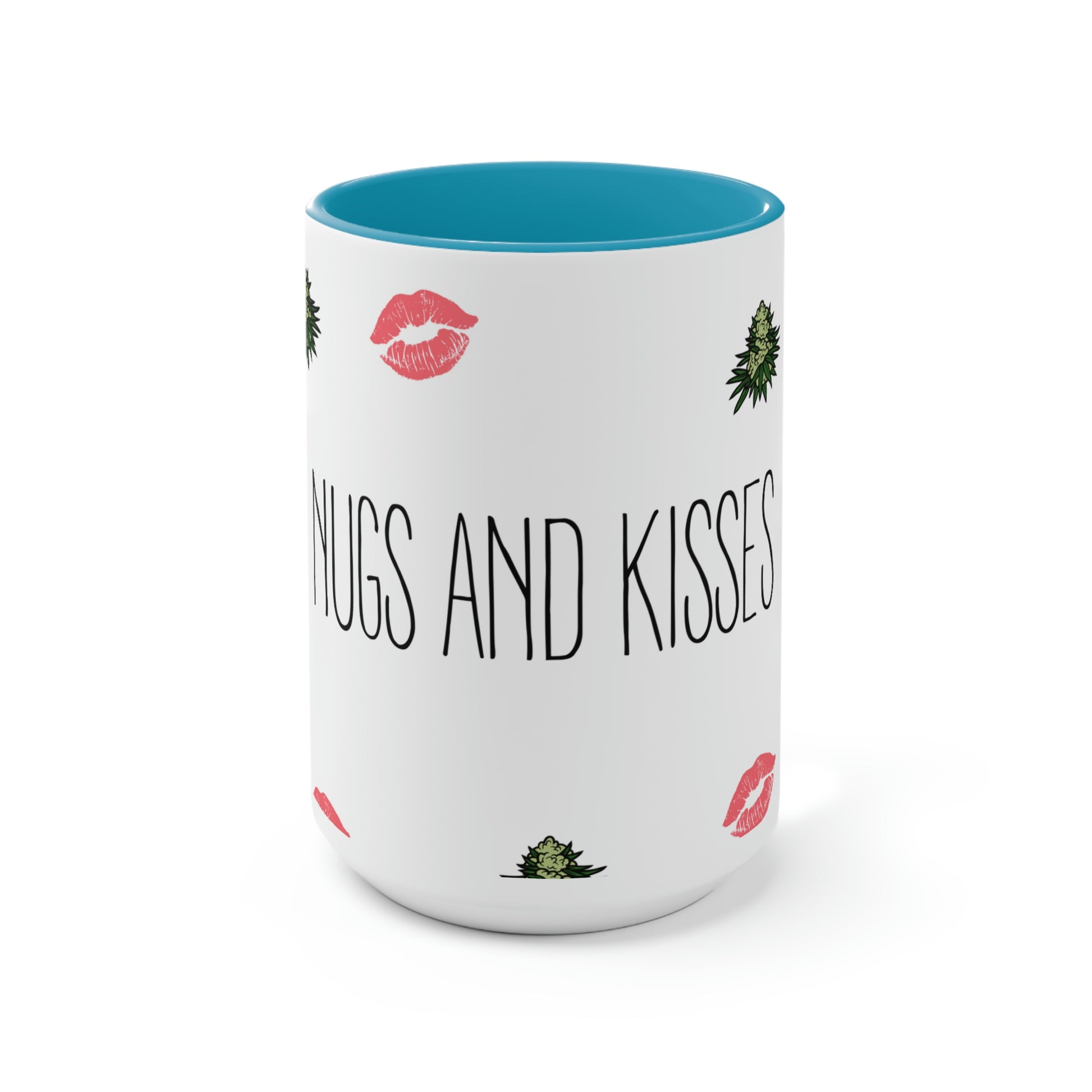 Nugs and Kisses Coffee Mug and kisses coffee mug.
