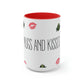 Nugs and Kisses Coffee Mug.