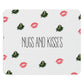 A square Nugs and Kisses Cannabis Mouse Pad