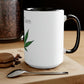 a Self Care Pot Leaf Mug with a marijuana leaf on it.