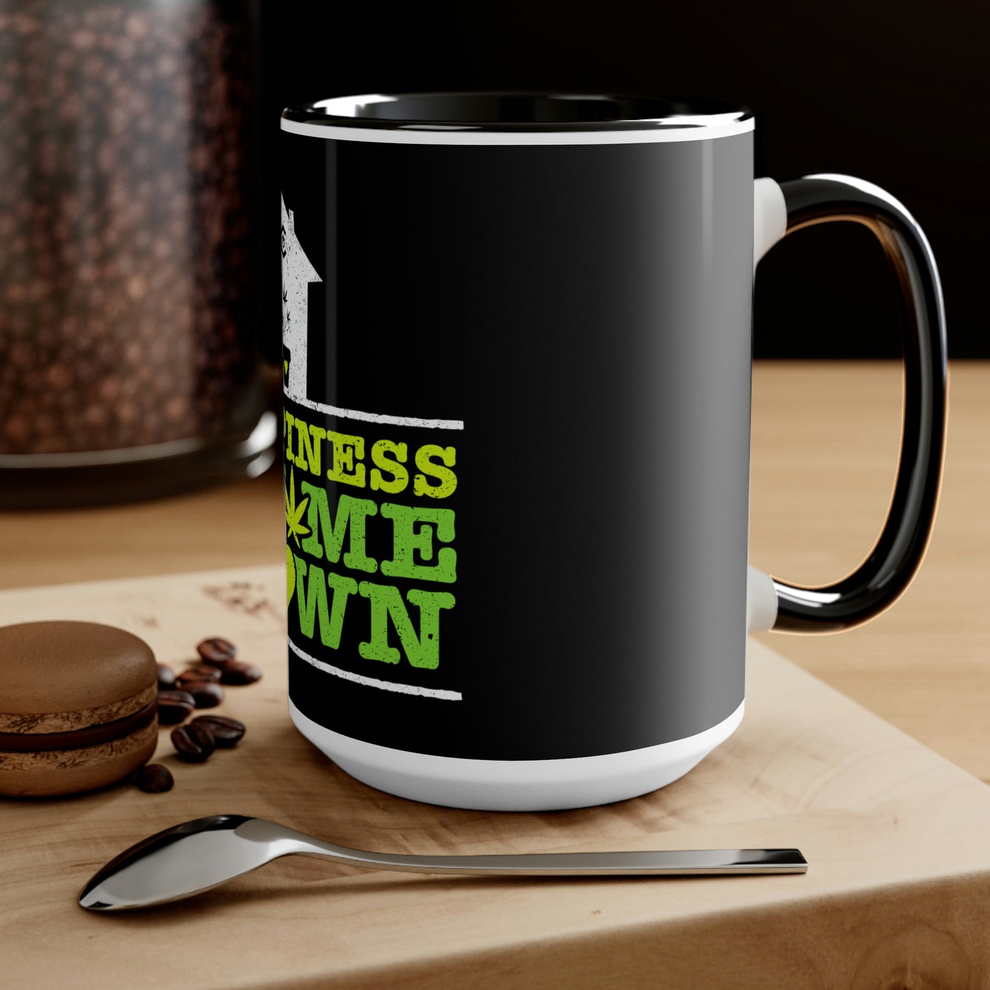 Happiness Is Homegrown Two-Tone 15oz Coffee Mug