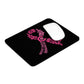 The Breast Cancer Awareness Mouse Pad with a pink colored design.