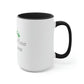 a white Call Me Your Highness Coffee Mug with the words grow your business on it.