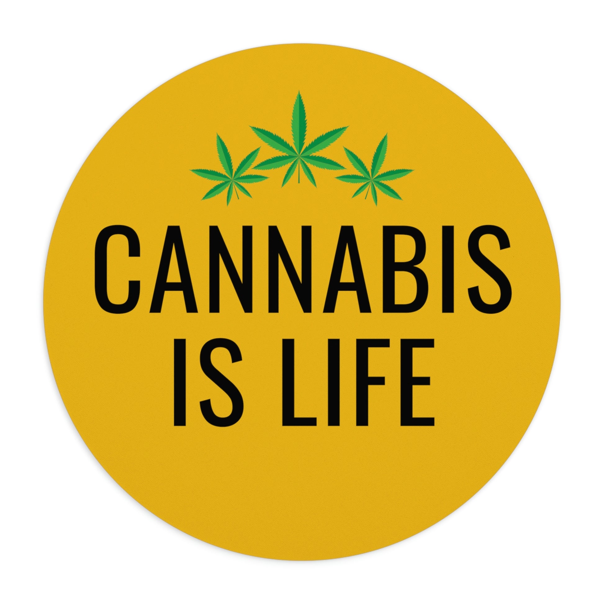 Cannabis is Life Mouse Pad is the product.