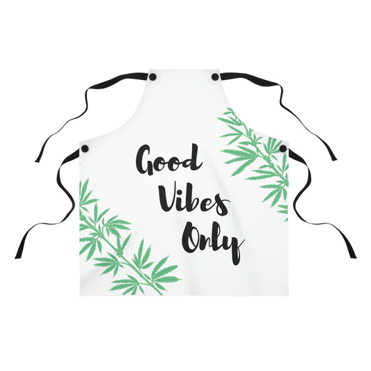 Good Vibes Only Cannabis Chef's Apron.
