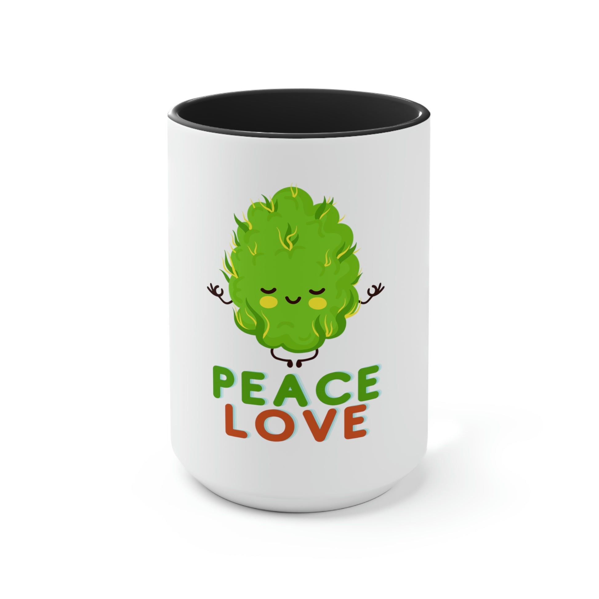 Cannabis, Peace and Love Coffee Mug