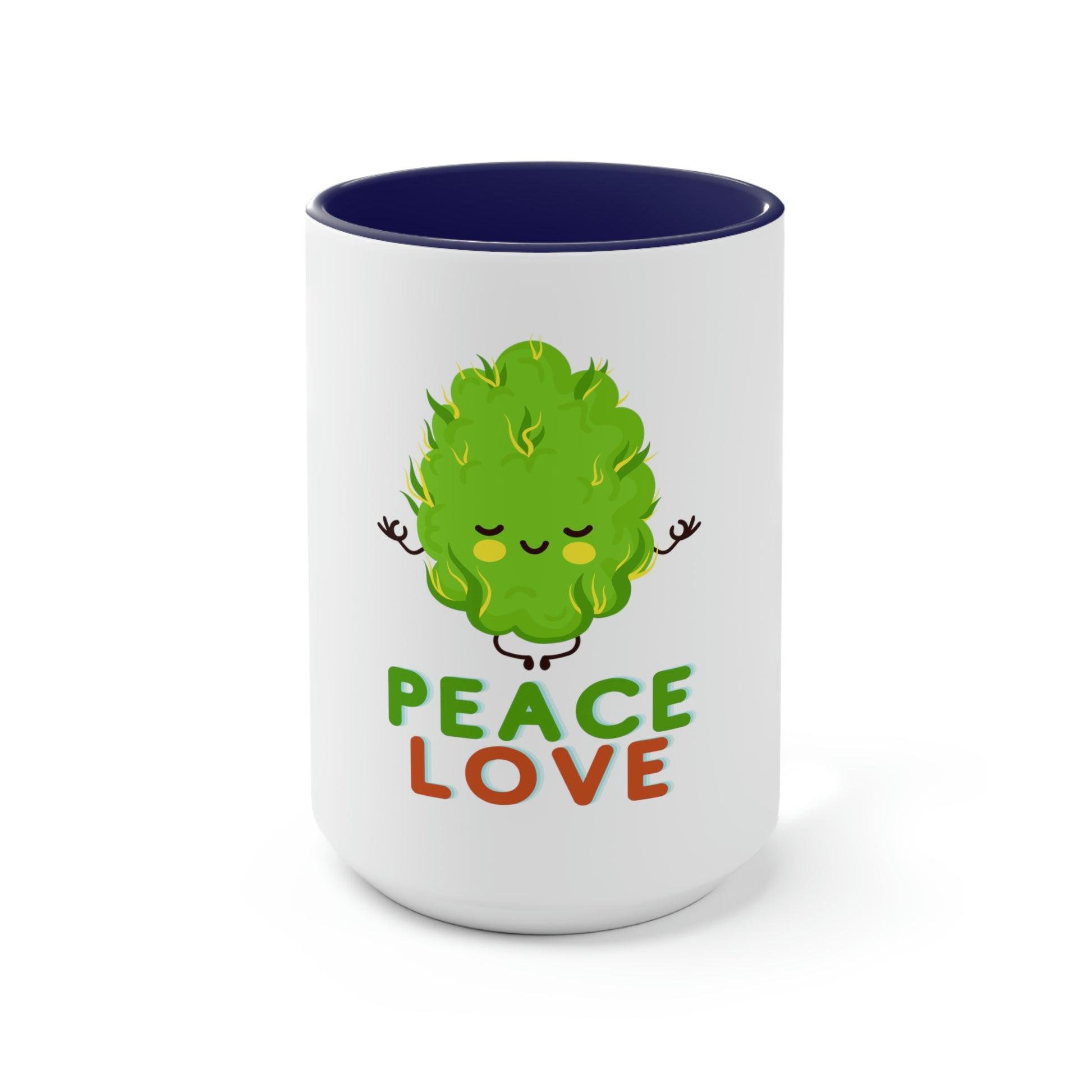 Cannabis, Peace and Love Coffee Mug.