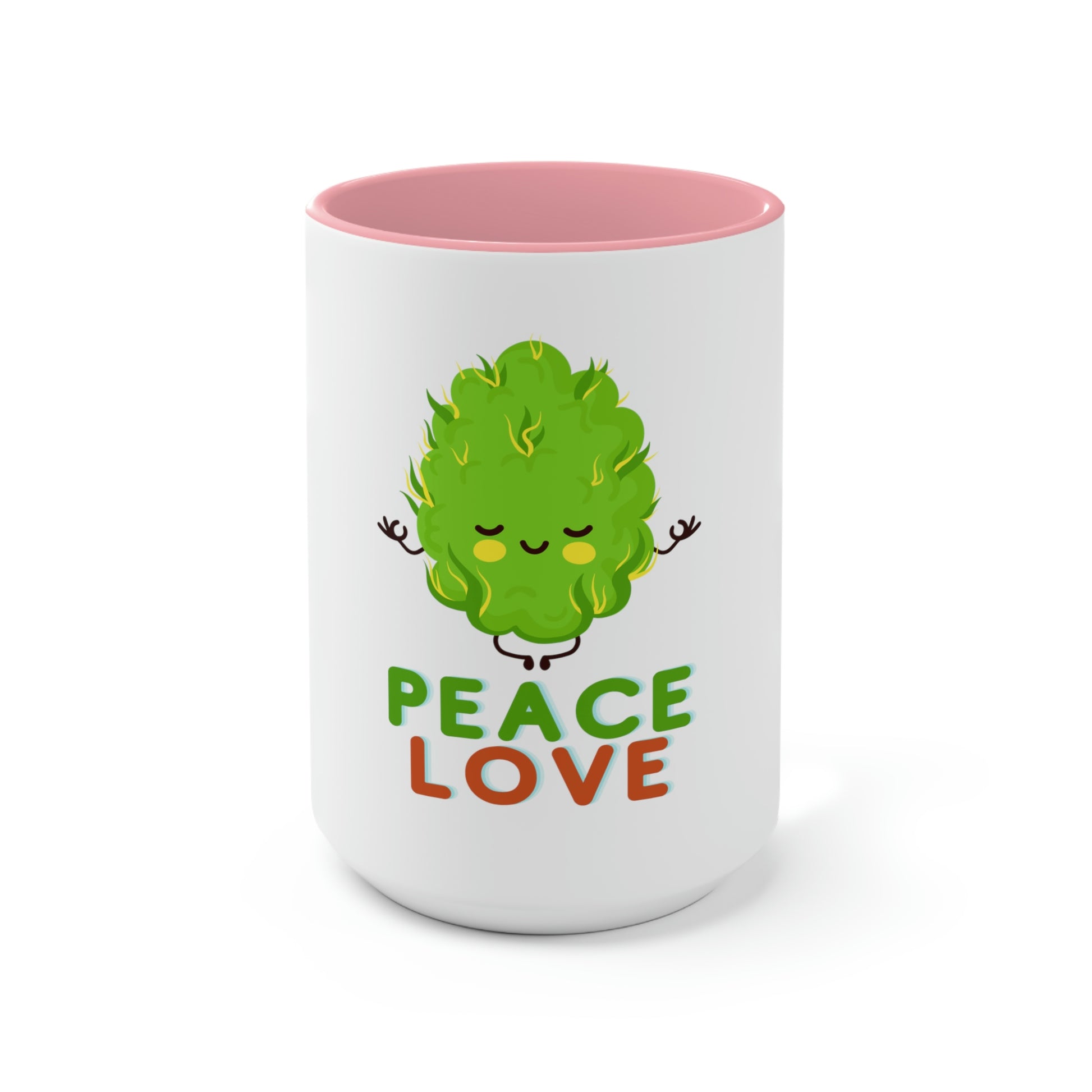 Cannabis, Peace and Love Coffee Mug.