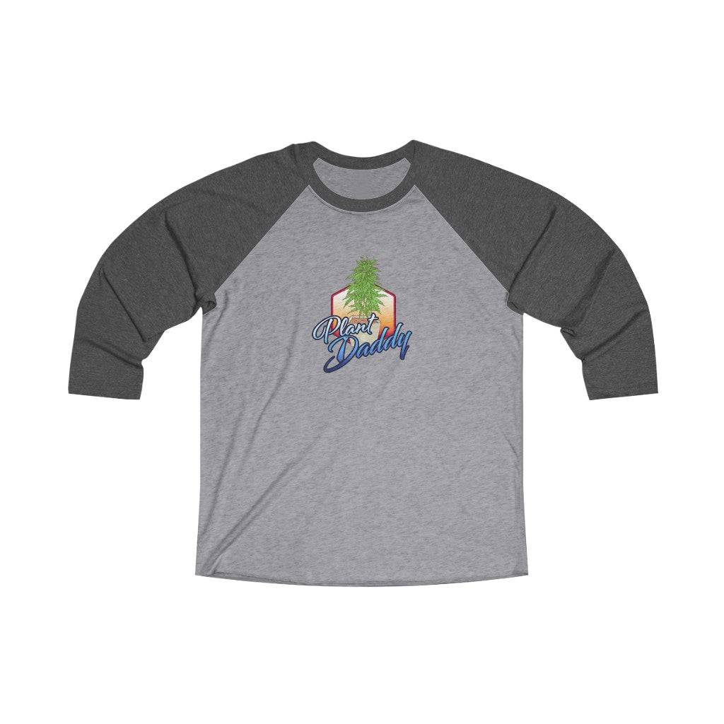 "Plant Daddy" Female Plant - Tri-Blend 3/4 Raglan T Shirt - The Cannabis Community