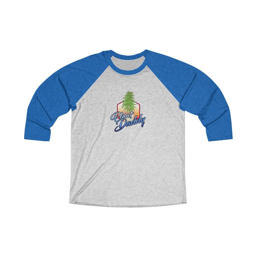 "Plant Daddy" Female Plant - Tri-Blend 3/4 Raglan T Shirt - The Cannabis Community