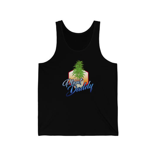 a Plant Daddy Weed Jersey Tank Top with a pineapple on it.