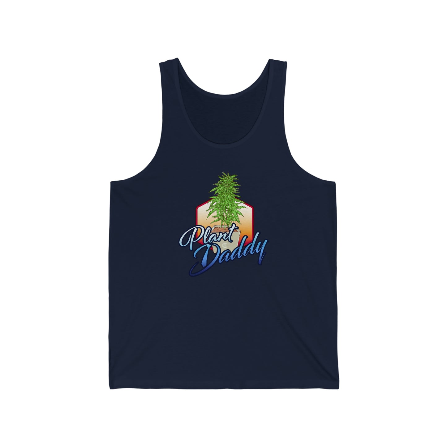 a Plant Daddy Weed Jersey Tank Top with a pineapple on it.