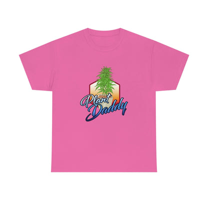 a pink Plant Daddy Cannabis Plant T-Shirt.