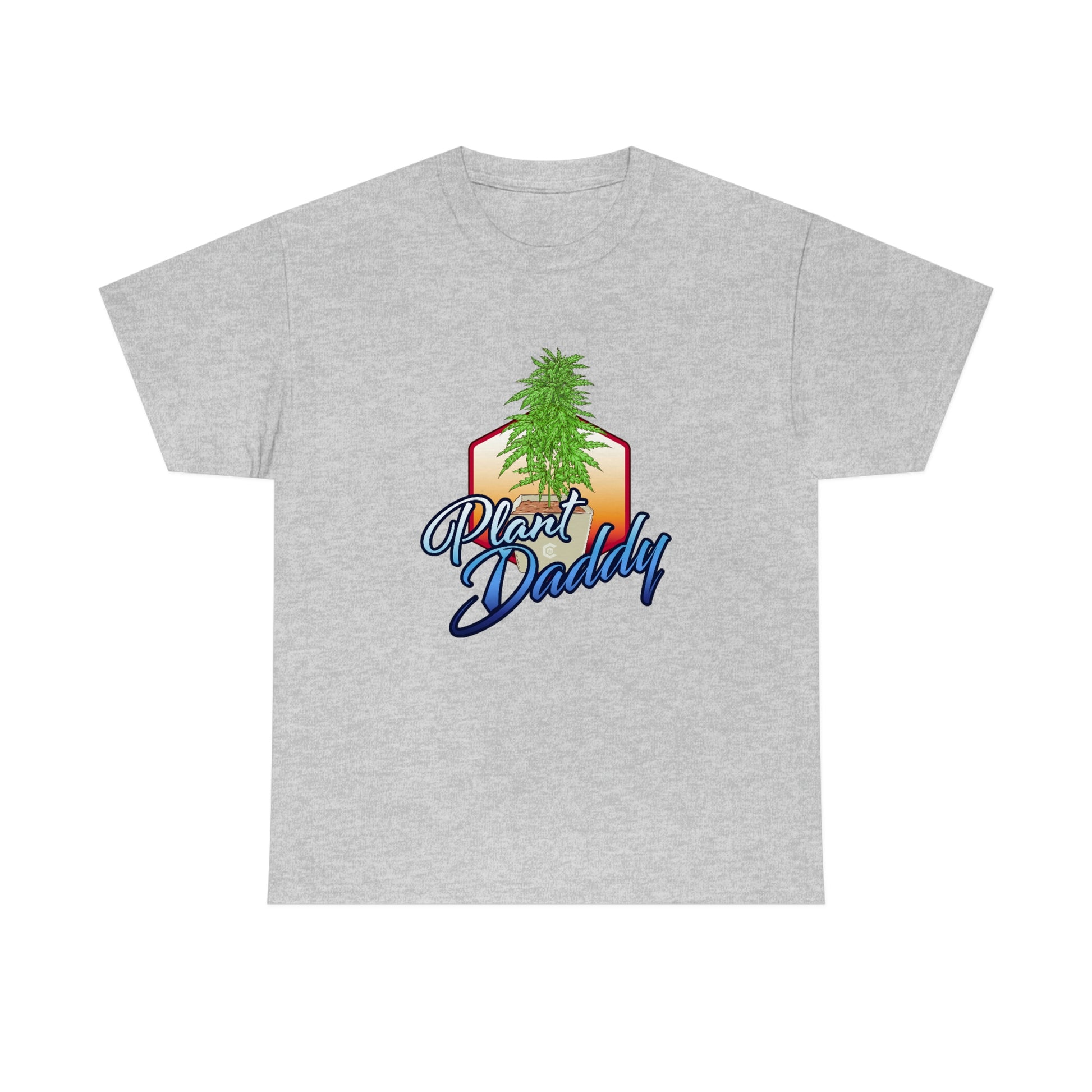 a gray Plant Daddy Cannabis Plant T-Shirt