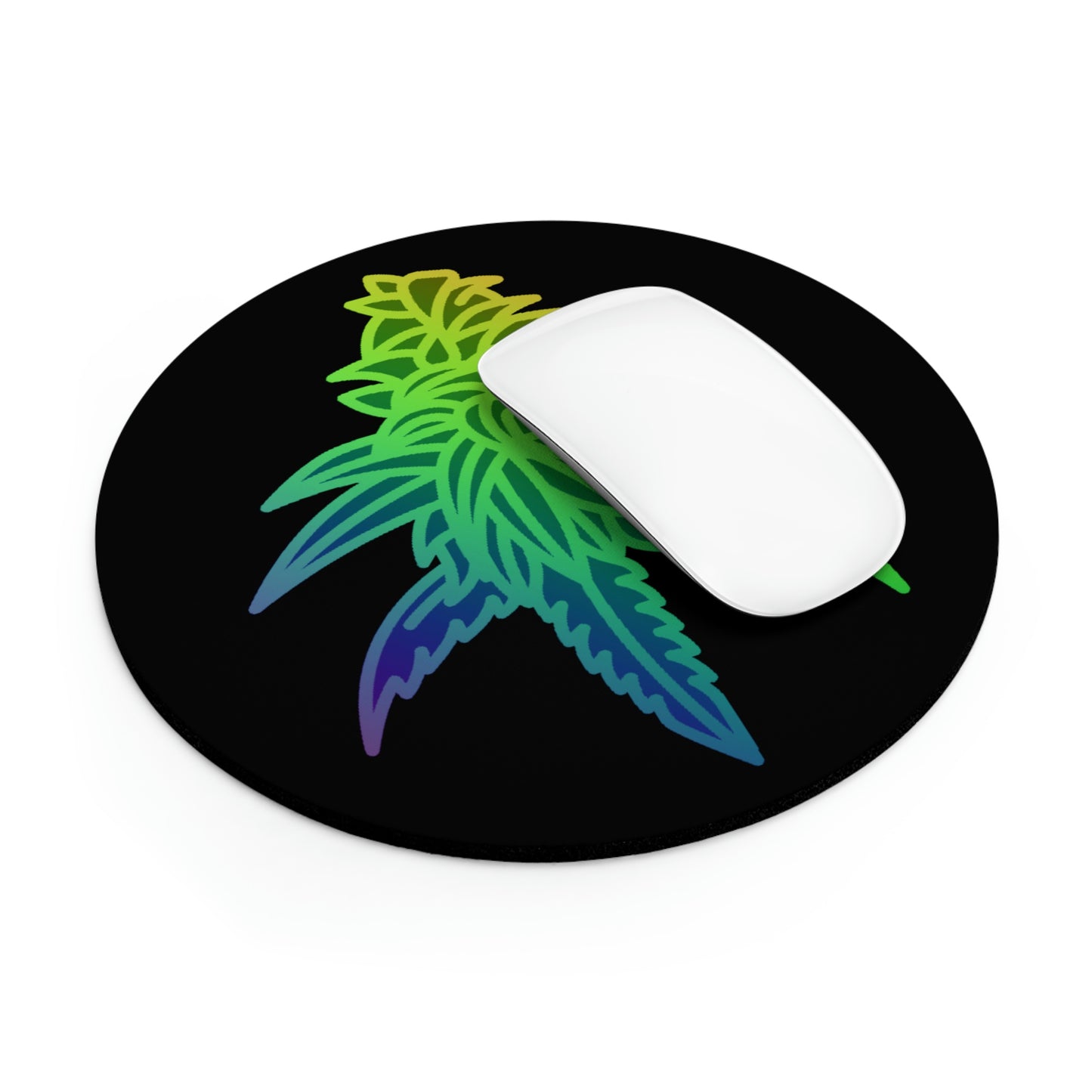 Rainbow Sherbet marijuana mouse pad.